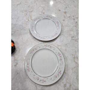 2 Vintage Porcelain Dessert Dishes Maria Fine China Japan Replacement Pieces